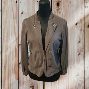 Marc by Marc Jacobs women’s gray button sweater